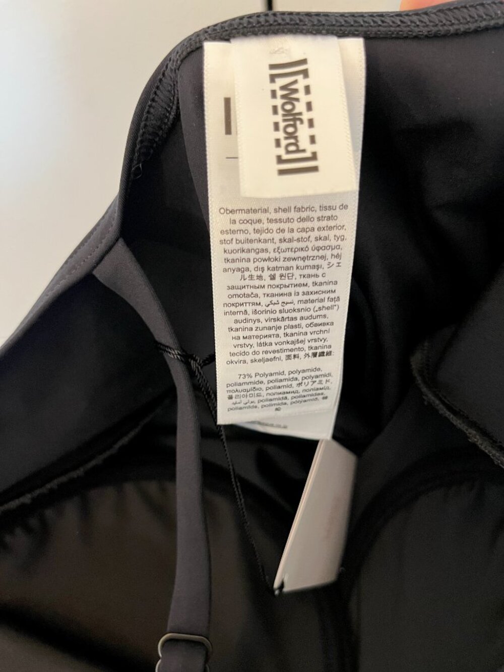 $465 NWT Wolford Mat de Luxe Swim Forming Body NWT Black Medium C Cup One Piece - Picture 5 of 14